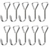 CTForest Pack of 10 Spiral Hooks, Expander Hooks, Tie Down