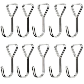 CTForest Pack of 10 Spiral Hooks, Expander Hooks, Tie Down Hooks, Ideal for Securing Tents, Camping or Hanging Clothes