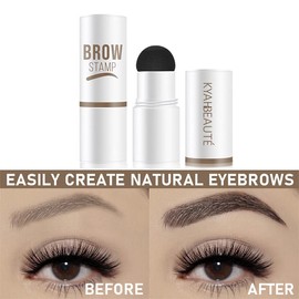 AIMALL Waterproof Eyebrow Shaping Kit with One-Step Brow Stamp, 10 Stencils, and Brush – Perfect Brow Makeup Set for Natural, Symmetrical Brows