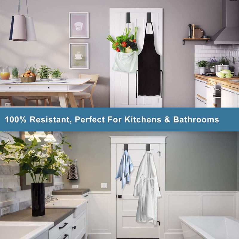 Shexkent Over Door Hanger 6 Pack Stainless Steel - Coat