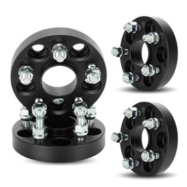 5x100 1in Hubcentric Wheel Spacers, Forged 5 Lugs Adapter, Fit for Scion FR-S 2013-2016, for Saab 9-2X Subaru Baja 2005 2006, for BRZ 2013-2020, for Crosstrek 2016-2021, 56.1mm Bore 12x1.25 Studs 4pc