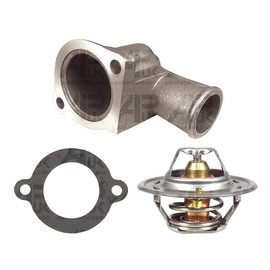 APUK 74 C Thermostat & Housing & Gasket Replacement for Ford 550 555 2000 2600 Tractor