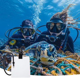 Joyzan Underwater Writing Boards Diving Underwater Writing Board Scuba Diving Writing Diving Board with Hanging Line Pen for Scuba Dive Snorkelling Divers Fishing Diving