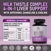 Milk Thistle Complex Capsules – 6000mg Silymarin Extract with Artichoke,