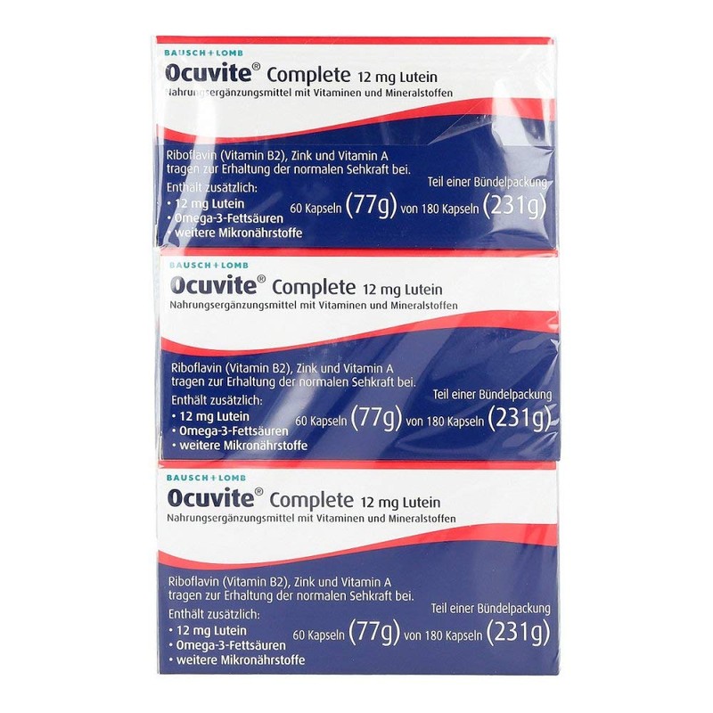 Ocuvite Complete 12 mg Lutein Capsules