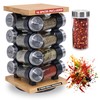 Orii 16-Jar Rotating Spice Rack with Spices Included – Pre-Filled