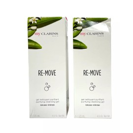 Clarins My Clarins ReFresh, ReMove, ReBoost, Recharge (100/125/50mL) NEW; YOU PICK - RE-MOVE PURIFYING CLEANSING GEL LOT OF 2