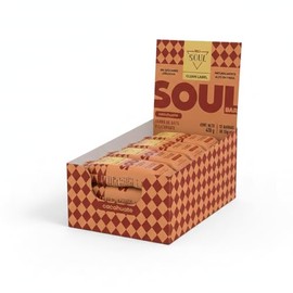 Wild Soul | Barras de Frutas y Nueces | Sabor Cacahuate | Veganas, Sin Azúcar Añadida, Ricas en Fibra| Pack de 12 unidades | 35 g cada barra