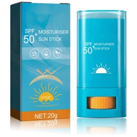 Face Stick Sunscreen Spf 50, Beach Sport Water Resistant Sunscreen, Sun Screen Protector For Face & Body, Travel Size, No White Cast, Moisturizing Formula Facial Sun Stick For Women Men
