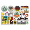 A5 Sticker Sheet Berlin Vinyl Stickers - Germany German Landmarks