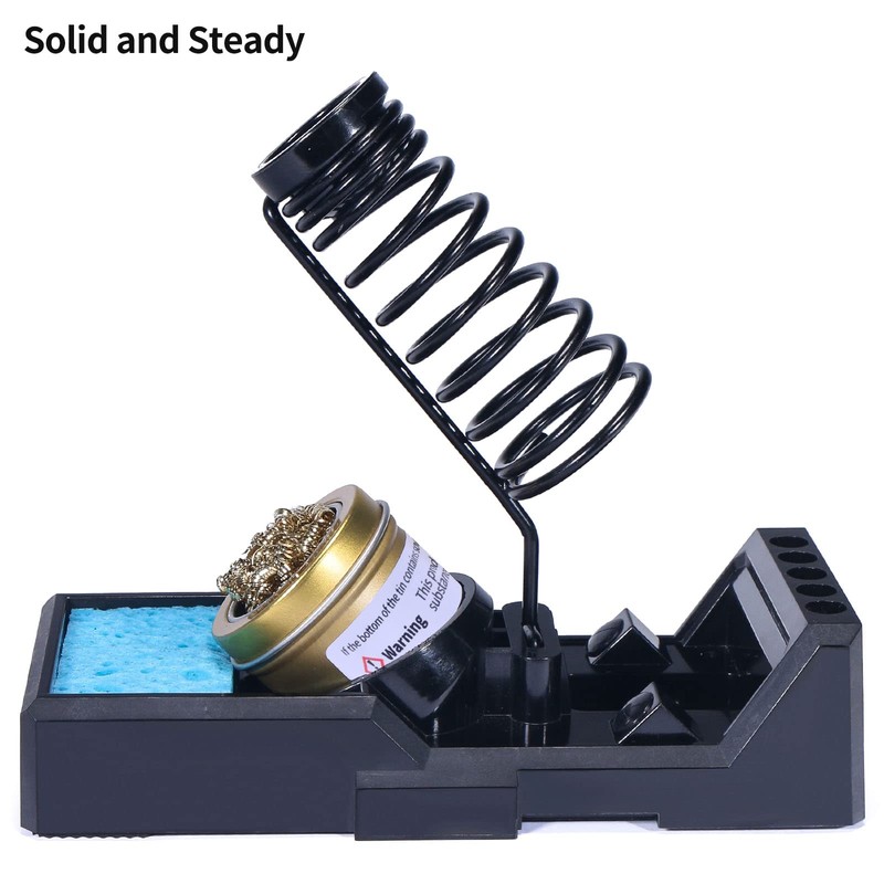 YIHUA X-4 Premium Soldering Iron Holder with Brass Wool, Cleaning