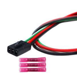 LIZAPUS Dome Lamp Map Light 3 Pin Connector Compatible with Chrysler Dodge Jeep Ram Pigtail Plug Wiring Harness 5JG65TRMAA, OWT06TRMAA, OWT01TRMAA