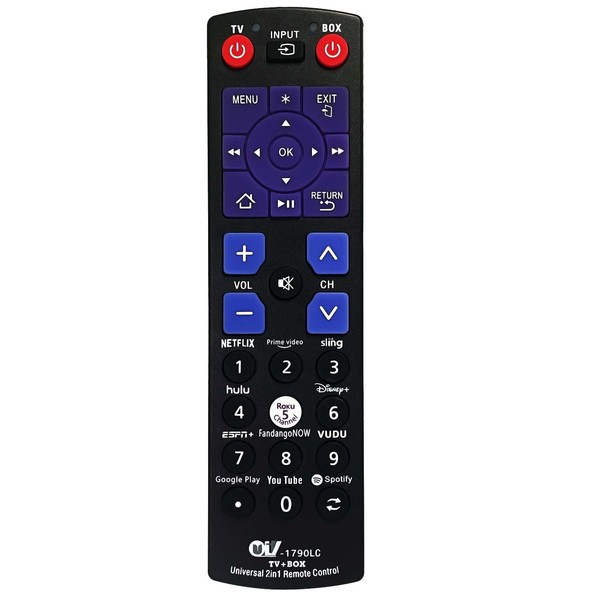 RIVIERA Universal Replacement Remote Control Use for Roku Streaming Box