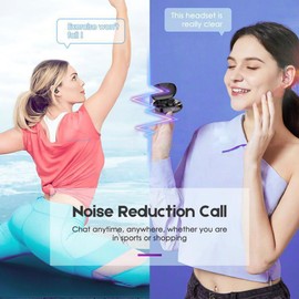 Pastoralist Wireless Earphones VV2 TWS Wireless Headphones Sport Earbuds with Touch Control LED Display Music Noise Reduction in-Ear Headset Wireless Earbud