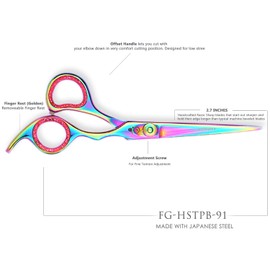 Professional Multi-Color Hair Scissors And Thinning Shears High Grade Japanese Stainless Steel Razor Edge Blades Hair Scissors For Home Salon