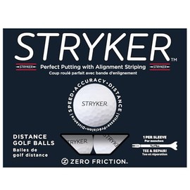 Zero Friction Stryker Golf Balls, One Dozen