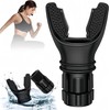 KUENZ Breathing Trainer, Portable Muscle Trainer, Adjustable Resistance, Lung Capacity