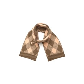 Coach Argyle Knit Muffler