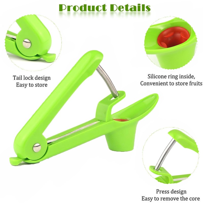 LSRVNM Cherry Pitter, Olive Pitter Remover, Portable Multifunctional Professional Quick