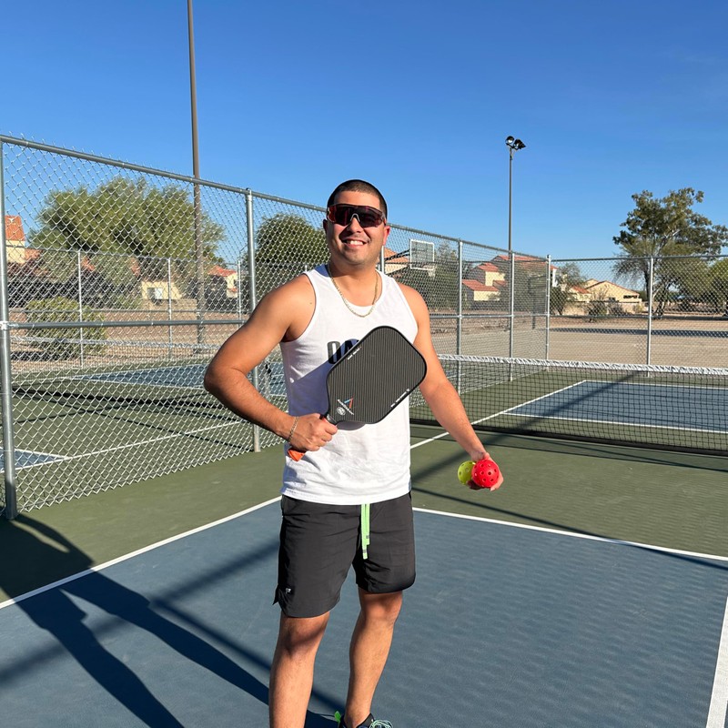 Pickleball Paddles,3K Raw Carbon Fiber Pickle ball Paddle Surface with