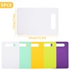 Set of 5 Plastic Chopping Board - 29 x 19cm