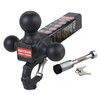 REYSUN Trailer Hitch 864011L Tri Ball Mount with Hook, Tactical