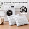 YOUR MOON Soft Support Pillow Queen Size, 100% Cotton Cover