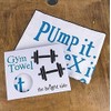 The Bright Side 'Pump It' Gym Workout Fitness Sweat Absorbent