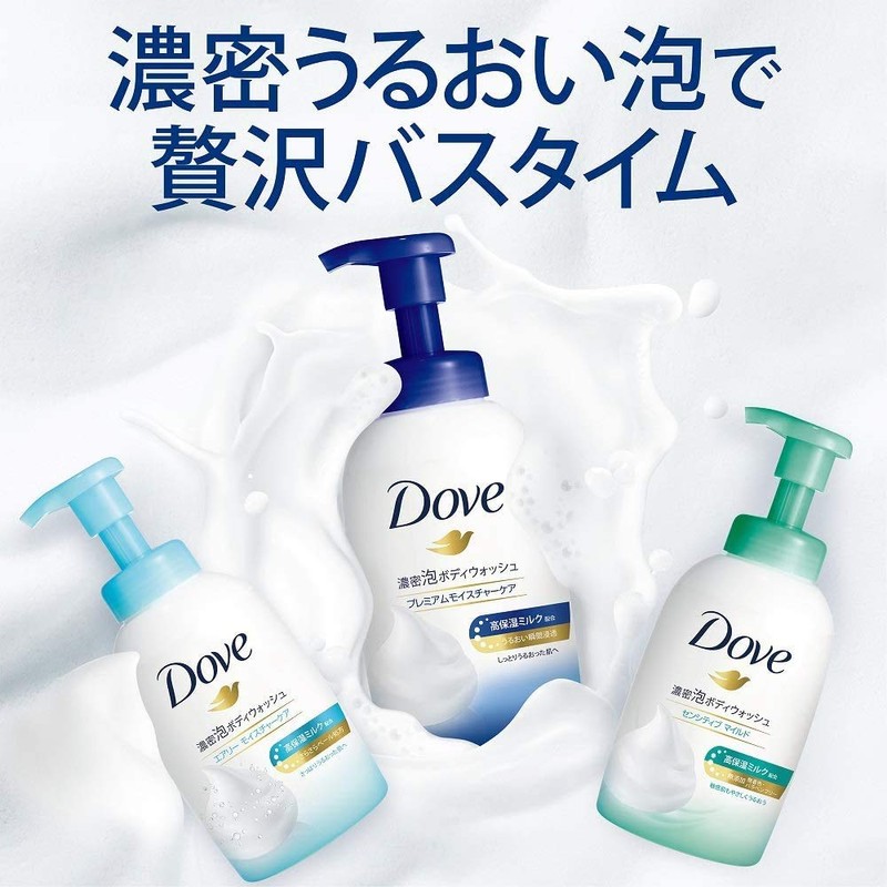 Dove Foam Body Wash, Premium Moisture Care, Refill, 12.8 oz