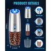 Sweet Alice Rechargeable Electric Pepper and Salt Grinder Set, No