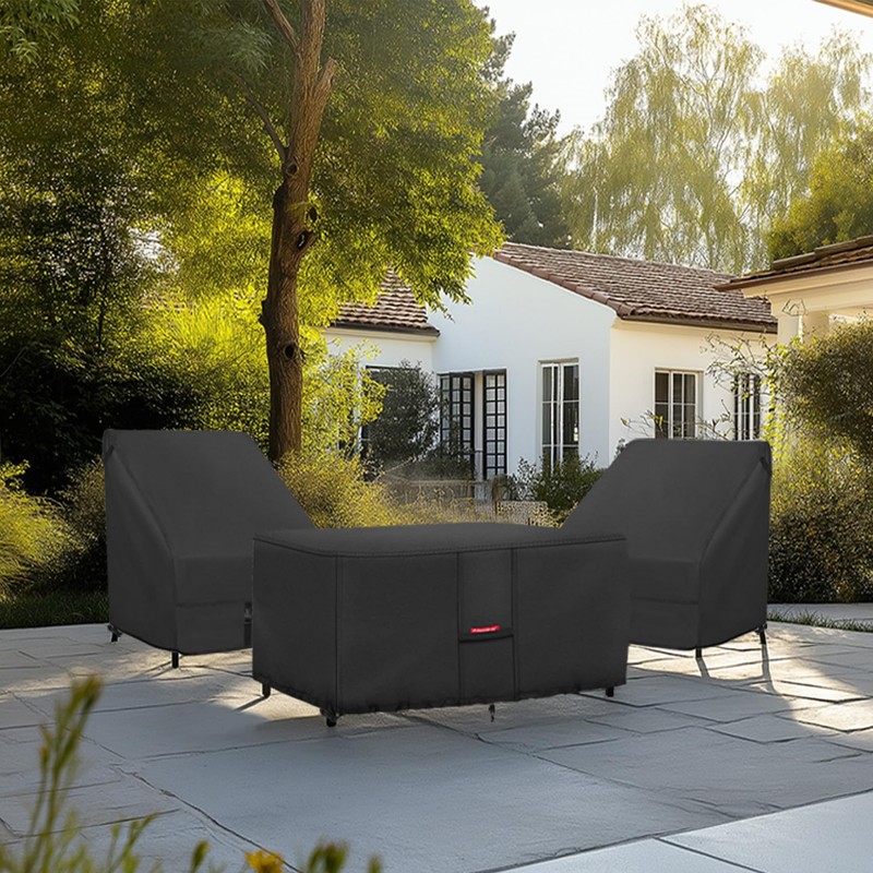 Porch Shield Patio Fire Pit Cover - Waterproof 600D Outdoor