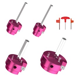 4 Pcs PVC Pipe Reamer Kit With 3/4 inch, 1 inch, 1-1/2inch, 2inch, Aluminum PVC Fitting Saver, Plumbing tools for SCH40