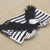 Eagle USA Flag Black White Patch for Iron-On or Sew