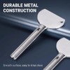 2PCS Stainless Steels Metal Tube Squeezer Keys Tube Squeezer Tool,