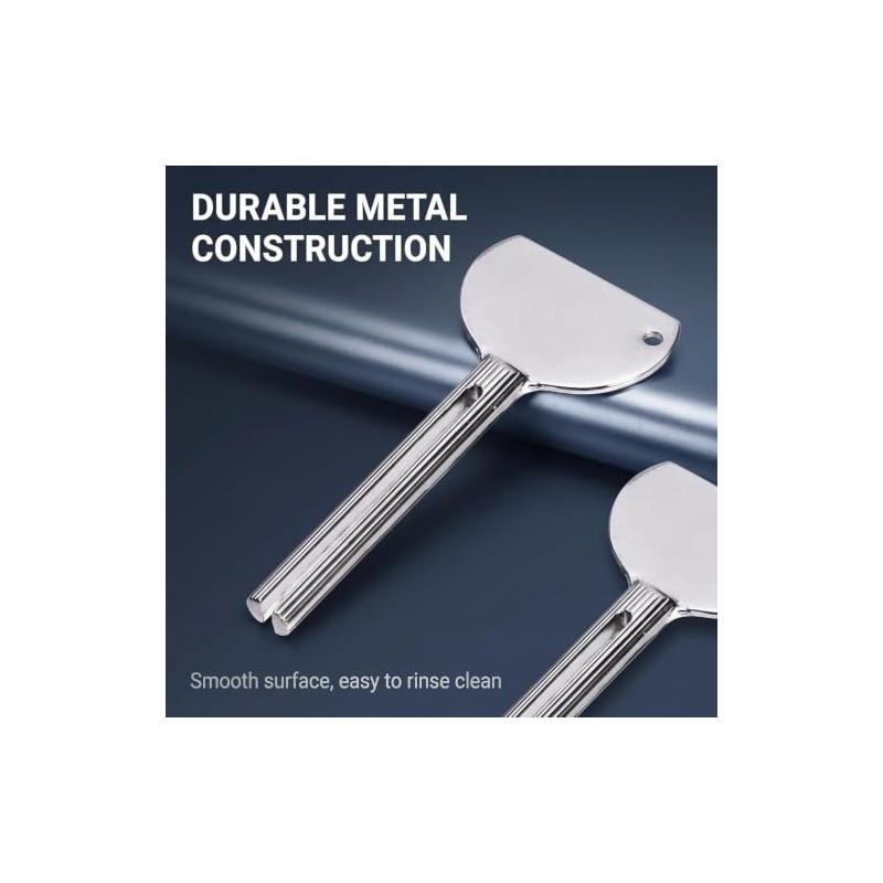 2PCS Stainless Steels Metal Tube Squeezer Keys Tube Squeezer Tool,