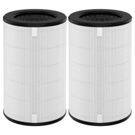 AP-T45 AP-T40FL Replacement Filter Compatible with 1461901 Homedics Total Clean 5-in-1 Air Purifier, AP-T45, AP-T45WT, AP-T40, AP-T40WT, AP-T40WTAR, AP-T40FL, H13 True HEPA Filter, 2 Pack