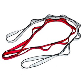 Bwilixiumei 2Pcs Daisy Chain Multipurpose Anti-Gravity Yoga Belt, Climbing Rope, Hammock Rope - 24KN Double-Layer Adjustable Nylon Strap