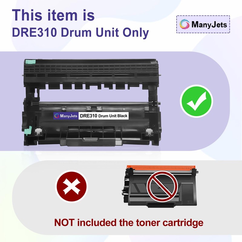 ManyJets E310 E514 E515 Drum Unit Replacement (2-Pack) Compatible for