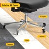 HOLKIE Office Chair Wheels Compatible with 1KEA 10x22mm Transparent ONLY