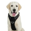 No Pull Dog Harness with Reflective Safety Strips, Adjustable Soft