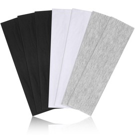 Headbands for Women Non Slip - 7PCS Fashion Sports Hair Bands for Women's Hair, Soft Cotton Cloth Stretchy Headbands for Women for Workout Yoga Running