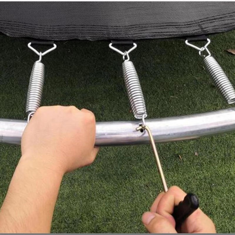 SquEqu 4 Pack Trampoline Spring Pulling Tool T-Hook Extension Puller