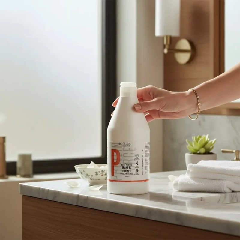 Shampoo Salerm Hair Lab Multi Protein Reparación Capil 600ml