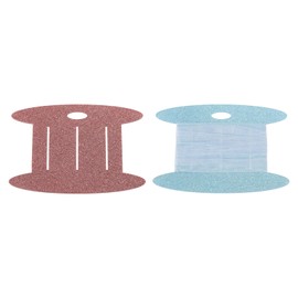 FREEBLOSS Pack of 2 Card Ribbon Bobbins Band Organiser Holder Embroidery Thread Holder Organiser Embroidery Thread Bobbins Glitter Binding Holder for Sewing Accessories