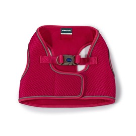 Ancol Viva Step-in Breathable Reflective Weatherproof Pink Comfort Harness 30-36cm, XSmall