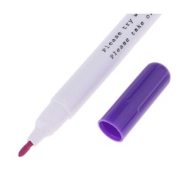 Premium Air Disappearing/Erasable Ink Fabric Marker Pen Thick Head Purple Air Erasable Pen for Cloths and Fabrics Sewing, Stitching… (10)