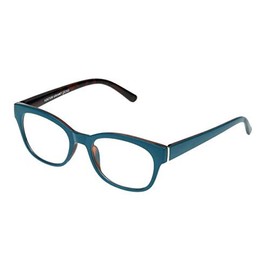 Foster Grant Gloss Women's Georgette Teal Reading Glasses (Teal, 2.75)