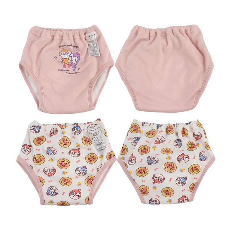 Nakata Anpanman 4-Layer Training Pants, 2P, Pink