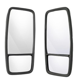 NOVAPARTS - Espejo de puerta izquierdo y derecho para lado del pasajero para ISUZU NPR, NPR-HD, NQR, NRR & 2008-2023 Chevy GMC W3500, W45...