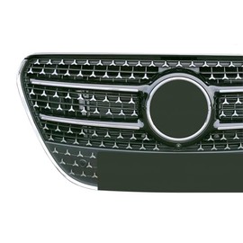 Diamond Grill Foil Sticker for Mercedes V-Class W447 Vito Facelift Stars Grill Sticker (Chrome)